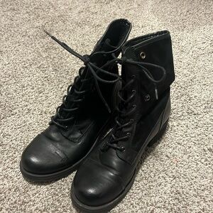 Call It Spring Combat Boots